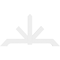 Ekena Millwork Vanguard Architectural Grade PVC Gable Bracket, 84"W x 45 1/2"H x 2"D x 6"F, 13/12 Pitch GBP084X46X0206VAN00 - alternate 4